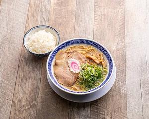 サバ豚骨らーめん+白ごはん