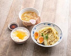 サバ濃厚鶏つけ麺+玉子かけごはん