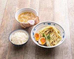 サバ濃厚鶏つけ麺+白ごはん