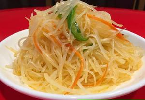 ジャガイモ細切の和え物 Sliced Potatoes Appetizer