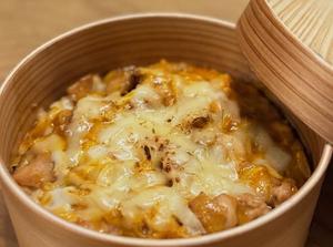 チーズ炭焼き親子飯