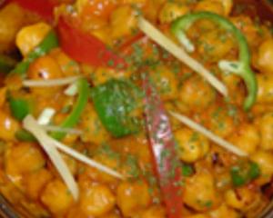 チャナマサラ(CHANA MASALA)ナン付き(WITH NAAN)