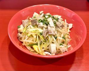 横浜家系ラーメン赤家 豚ねぎもやし