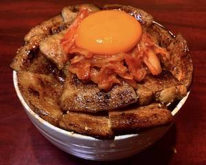 豚バラ丼キムチたまご特盛(300g)