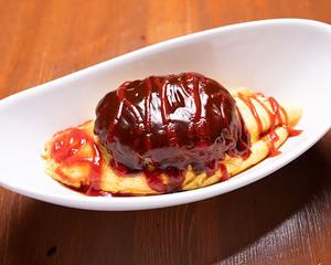デミグラスハンバーグオムライス