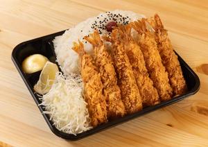 1キロエビフライ弁当【エビフライ6本】