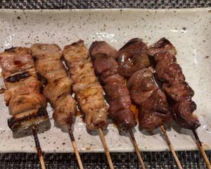 焼き鳥盛り合わせ6本(ガーリック塩)