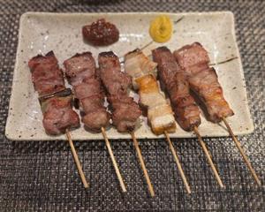 焼きとん盛り合わせ6本(塩)