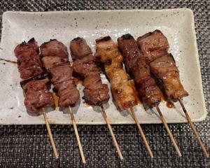 焼きとん盛り合わせ6本(ガーリック塩)