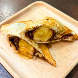 【ハーフサイズ】メープルチョコバナナホットサンド