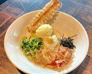 温 ちく玉天ぶっかけうどん