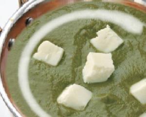 ほうれん草パニールカレー セット【Sag Paneer Curry Set】