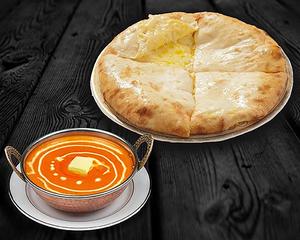 バターチキンカレー＆チーズナンセット/Butter Chicken ＆ Cheese Naan Set