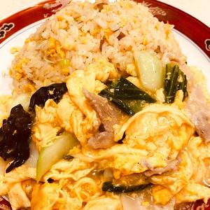 豚肉と木耳の玉子炒飯