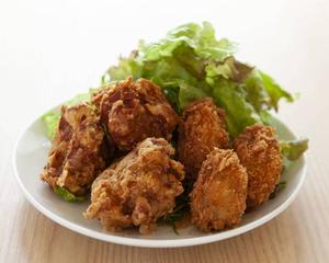 牡蠣フライと鶏唐揚げ弁当