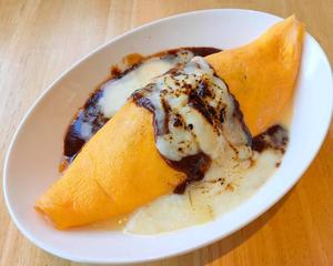 炙りチーズデミグラスオムライス Grilled Cheese Demi-Glace Omelet Rice
