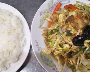 野菜炒め定食