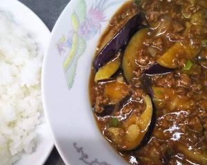 麻婆茄子炒め定食