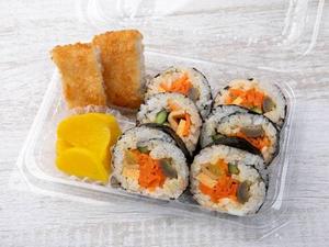センソンカツ(韓国風白身魚フライ)とキンパBOX