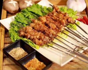 牛カルビ小串(牛肉小串)(10本) Beef Spare Rib Skewers (10 Skewers)