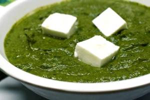 パラクパニールカレー Palak paneer curry