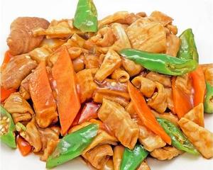 豚ホルモンと青唐辛子(肥)Soy Sauce Stri-Fried Fat Intestines