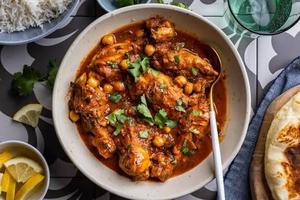 ひよこ豆チキンカレー Chickpea ＆ Chicken Curry