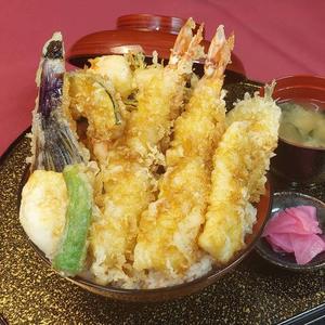 特上天丼(香の物付)
