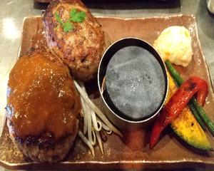 ハンバーグ弁当ダブル
