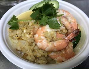 タイ風エビチャーハン