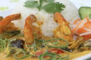 海老カレーご飯