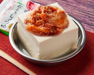 キムチ豆腐(減塩醤油付き) Kimuchi Tofu