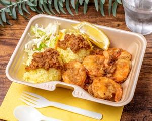 ココナッツガーリックシュリンププレート coconut garlic shrimp BOX