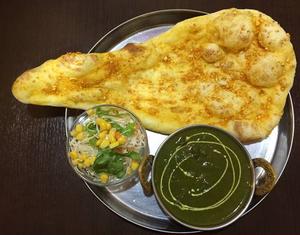 サグマトンカレーセット Sag Mutton Curry Set