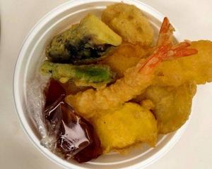 海老イカ・エビ天丼
