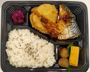 塩サバと天ぷら