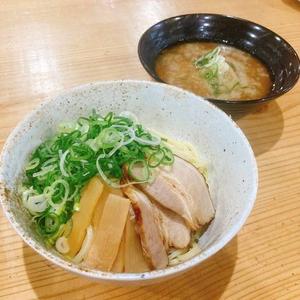 濃厚魚介とんこつ 背脂 つけ麺 ねぎ盛り【魚粉】 半飯セット
