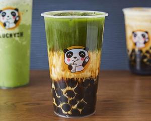 黒糖タピオカ入り抹茶ラテ Brown Sugar Tapioca Matcha Latte