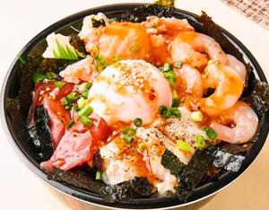 韓国海苔玉丼