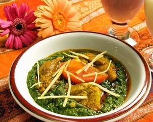 【人気No.3】(35)ほうれん草とチキンカレー(sag chicken curry)