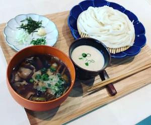 2種うどん(肉汁＆ごまだれ)