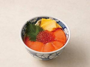 サーモンといくらの親子丼 Salmon and Salmon Roe Rice Bowl