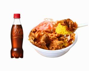 ケバブ丼(ドリンク付き)Kebab bowl (with drink)