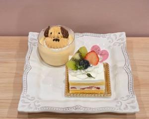 もっふんプリン＆気まぐれショートケーキセット
