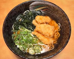 とり天そば