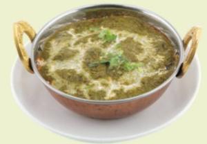 チキンほうれん草 Spinach Chicken Curry(Naan comes for free)