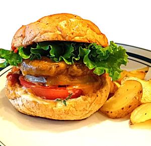アメリカンチーズバーガー Cheddar Cheese burger