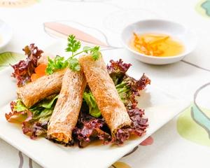 アミアミ揚げ春巻き 4本 Fried Net Spring Roll