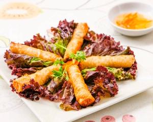 揚げ春巻き 5本 Deep Fried Spring Roll