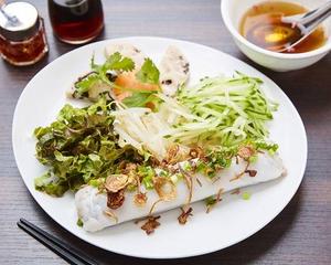 もっちり蒸し春巻き Steamed spring roll